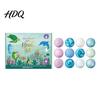 Non-staining Bath Bombs 12Pcs Ocean-Themed with Animal Toys Fizzy Colorful Bubble Balls for Fun Kids Natural Sea Salt Essential Oils Moisturizing