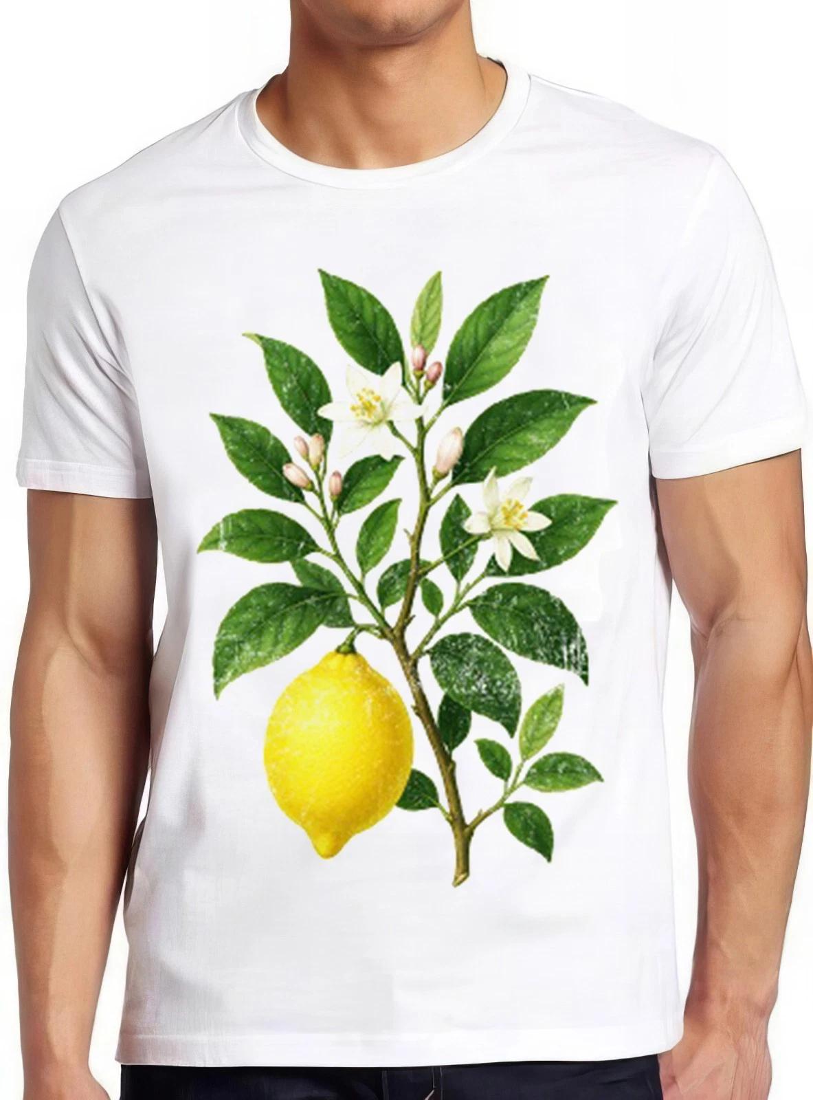 Lime Flower & Lemon Fruit Tree Nature Meme Gift Funny Tee T Shirt 2776 L