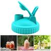 Mason Jar Cover Versatile Pour Spout Lids Wide Mouth Mason Jars