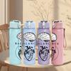 1PC Brain Heart Balance Anatomy Art 750ml Color Plastic Sports Water Bottle Leakproof Flip Straw Lid Suitable for Sports Office Home Use