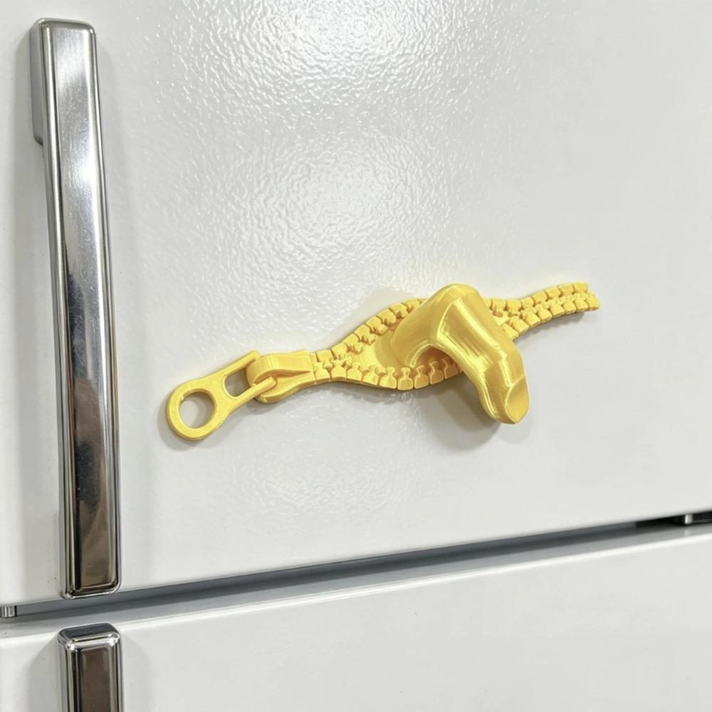 Funny Finger Refrigerator Magnet 3D Printing Novelty Fridge Sticker Decor  Kitchen золотой