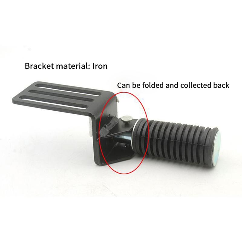 1Pair Electric Vehicle Front Foot Pedal Plate Leg Support Pad Folding Anti-Slip Metal Footboard Ebike Accessories