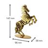 Ki-gu-mi Horse - A 3D Wooden Puzzle and DIY Craft Kit for Kids and Adults Alike - Educational Toy for Boys and Girls - a Great 3D Art Piece and a