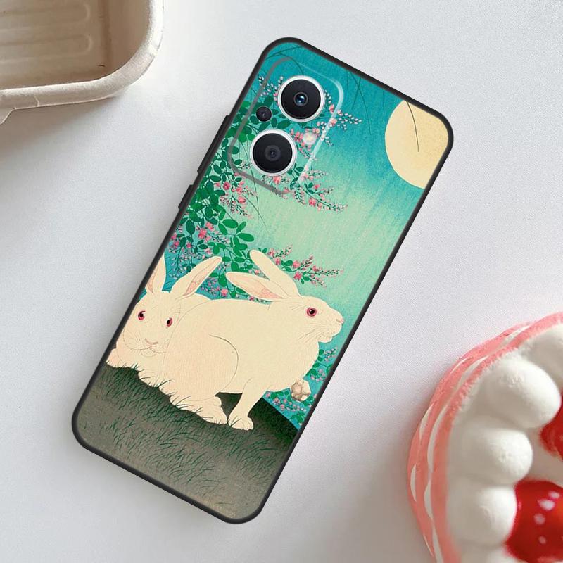 Japanese Style Art Japan Case For OPPO Reno 10 Pro 11F 4Z 5Z 8T 4 5 6 7 8 Lite OPPO Find X2 X3 Neo X5 X6 Pro Cover