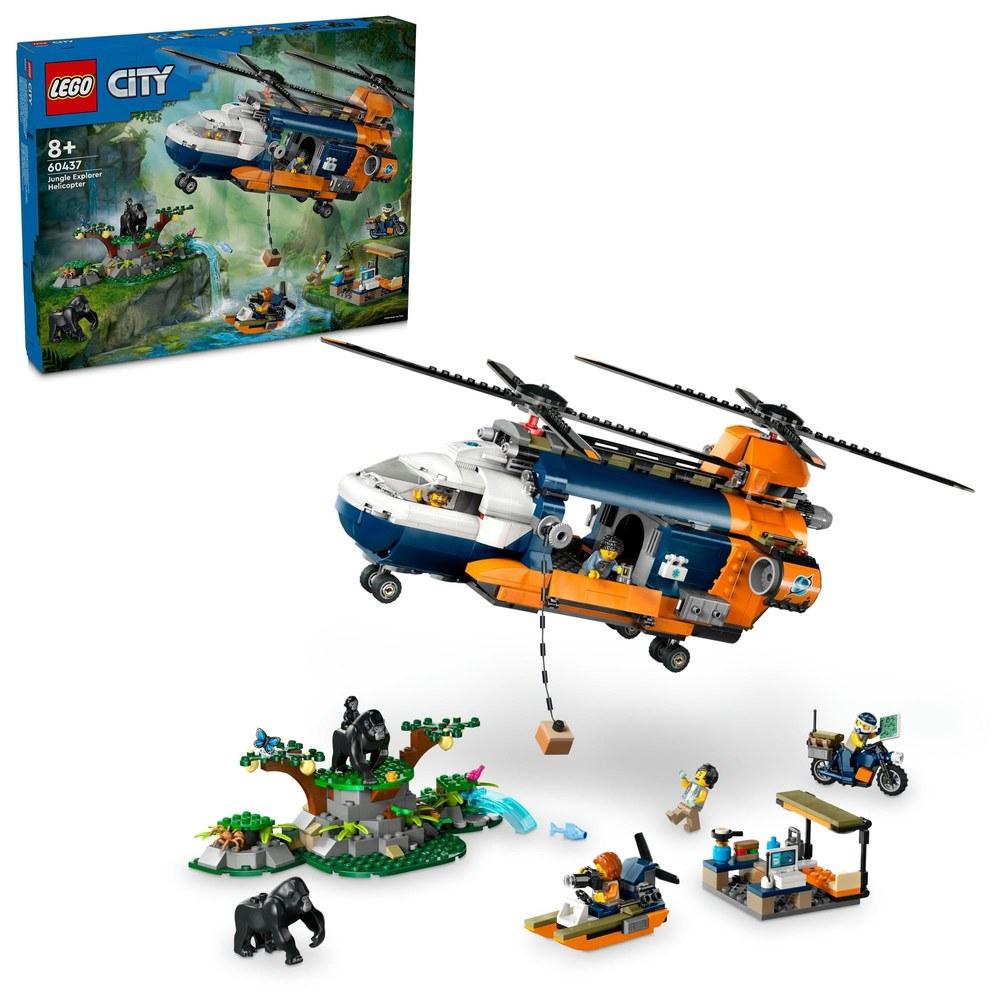 Lego Elicottero Esploratore Della Giungla (60437) - Immagine 2
