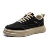 Men Casual Leather Vulcanized Shoes Fashion Designer Platform Sneakers Outdoor Antiskid Driving Tennis Running Trainers 2024New