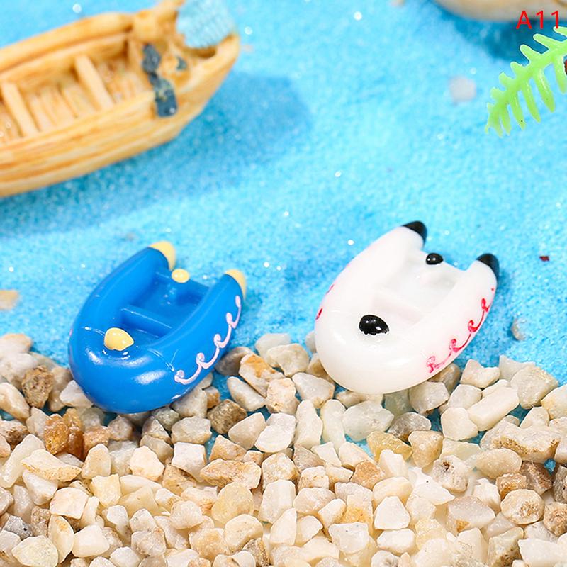 Ocean Beach Style Miniatures Artificial Sunshade Umbella Chair Anchor Micro