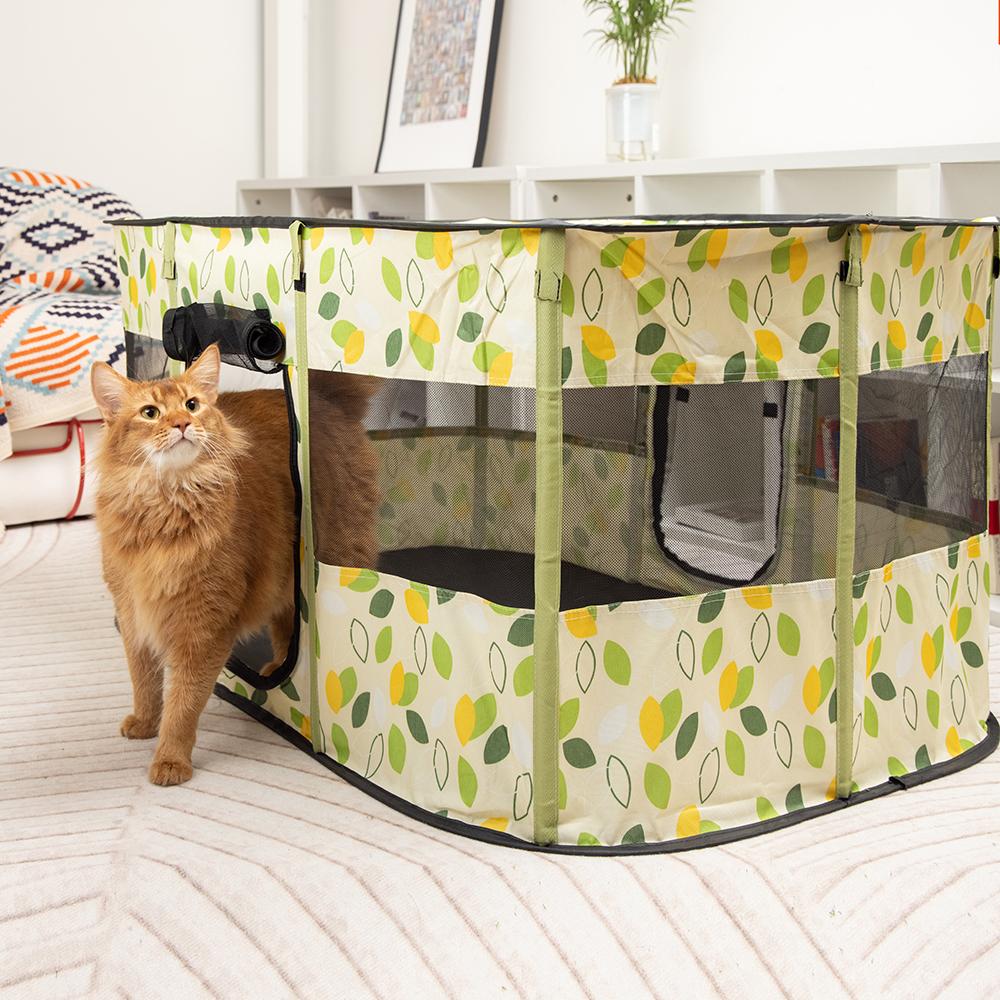Cat's House Cat Bed Dog House Indoor Pet for Beds Cats Folding Kitten Tent Rabbit Space To Take Care of Pets Basket