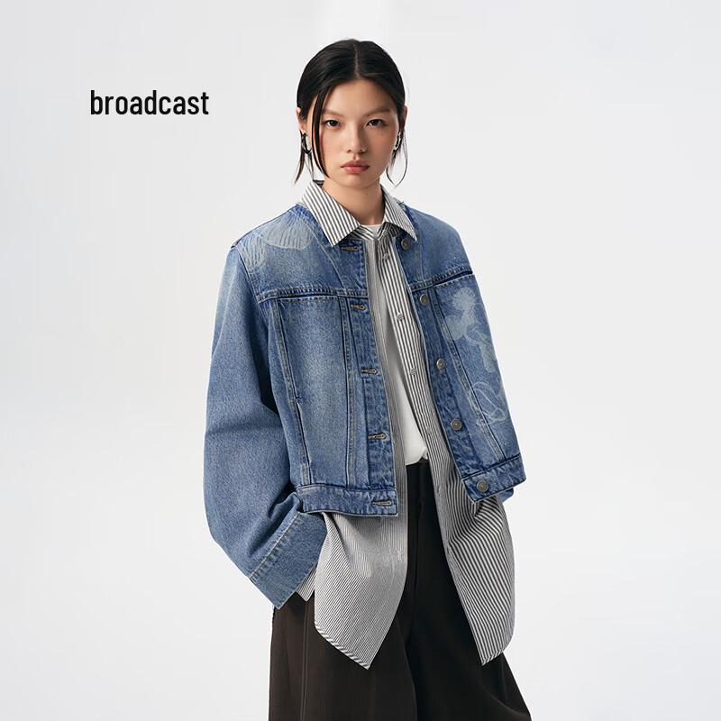 

Broadcast Disney Mickey Retro Denim Jacket L
