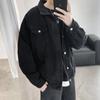 Denim Jacket Men's Spring Retro Ruffian Handsome Tooling Casual Jacket Ins Trendy Brand Teen Versatile Lapel Top