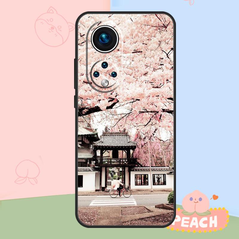 Japan Flower Cherry blossoms Case For Honor Magic 8 6 7 Pro Honor 400 200 70 90 Lite X8b X8c X9a X9b X9c X9d Win RT Cover