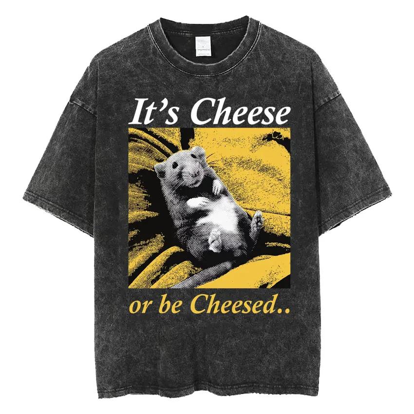 Summer Men's and Women's Wash-and-wear distressed T-shirts will Never end but I still wear stupid Loose tops