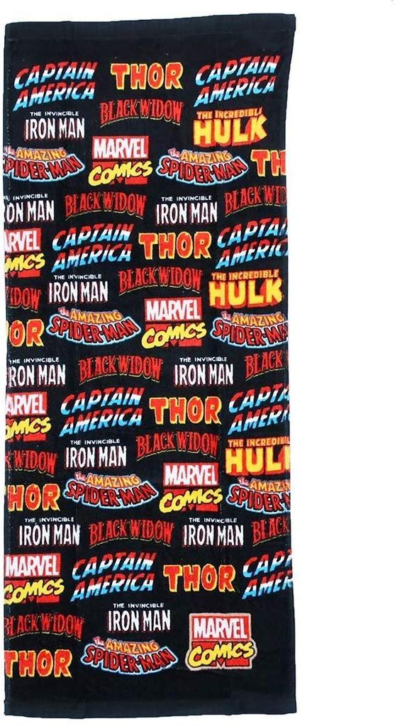 Marushin Marvel Face WT 34x36cm FT Hero Product 2505022900 Towel, / 34x80cm, Name, 100% Cotton, Number