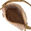 Hiromichi Nakano Fesli Shoulder Bag with Back 17521 Women's Pocket, Blue-Gray (Herringbone Pattern), No.