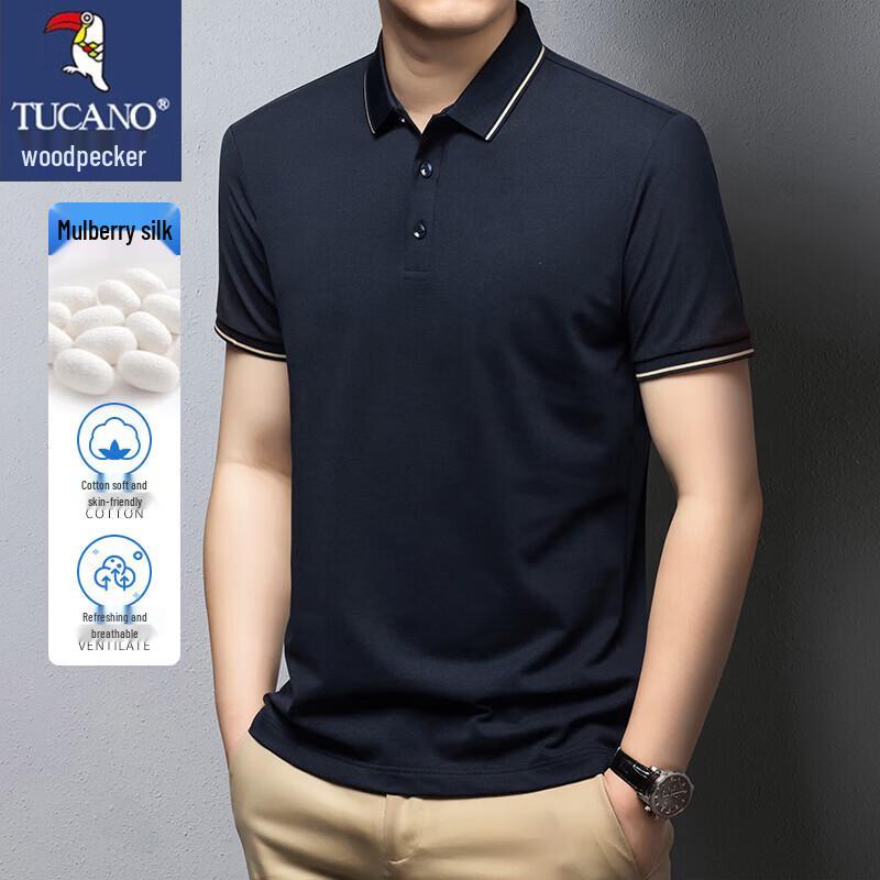 TUCANO Men s Short Sleeve Polo Shirt L