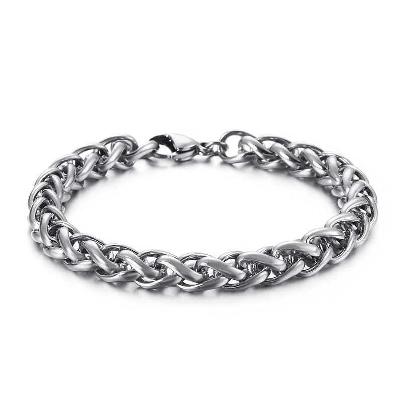 10mm Width Chain Bracelet 16-25cm GoldBlack Link Chain Bracelets for Women Men Fashion Jewelry