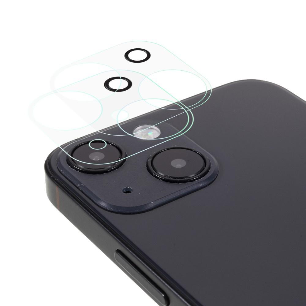 2x ERBORD Tempered Glass Camera Screen Protector for iPhone 13 Mini, Transparent