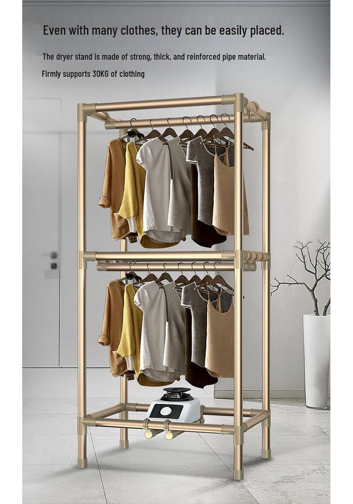 Compact Home Clothes Dryer - Quick Dry & Wardrobe-Friendly