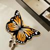 National Wind Butterfly Diatom Mud Toilet Cushion Bathroom Sink Moisture-wicking Foot Mat Toilet Entry Quick Dry Floor Mat