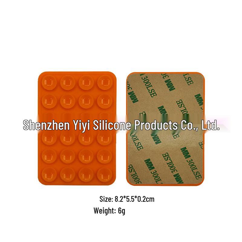 Silicone Phone Holder: Portable, Anti-slip, Stable Suction Cup Back Sticker