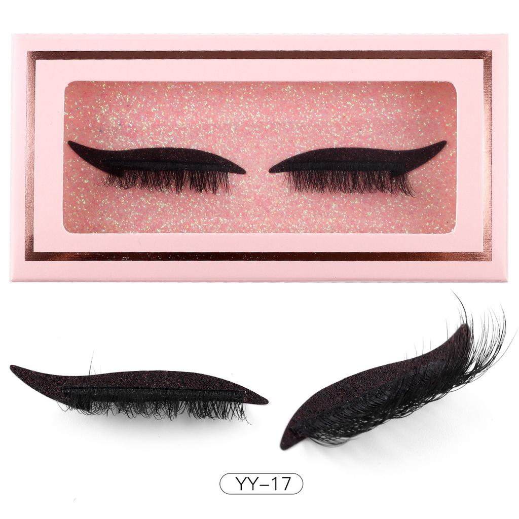 1 Pair Of Colored Eyeshadow False Eyelashes, Holiday Exaggerated Thick Curled Simulated Eyelashes