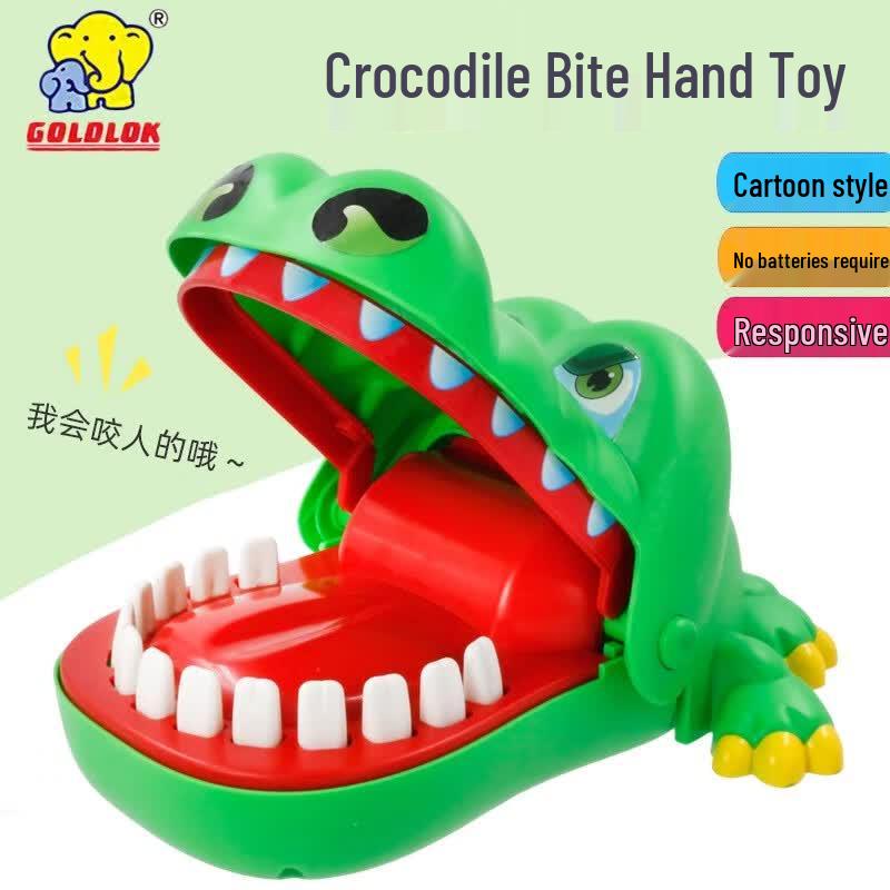 GOLDLOK Biting Finger Crocodile Toy