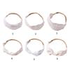 Delicate Embroidered Infant Headband White Lace Design Comfortable Hair Decoration for Photography Parties Daily Use
