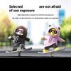 Lovely Skateboard Bear Car Interior Center Console Screen Ornaments Automatic Sliding Decoration Adhesive