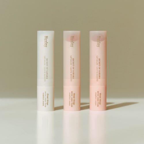 [Huxley Japan Official] Lip Balm; Leave Behind 3g 6 Colors Cactus Oil Moisturizing Color Lip Cream (2. Tangerine Peel)