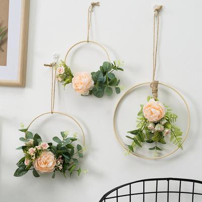 Yousheng Künstlicher Blumenkranz, Nachhaltige Hängedekorationen, mit Eleganten Blumendekorationen für Schlafzimmer Wohnzimmer Balkon Café