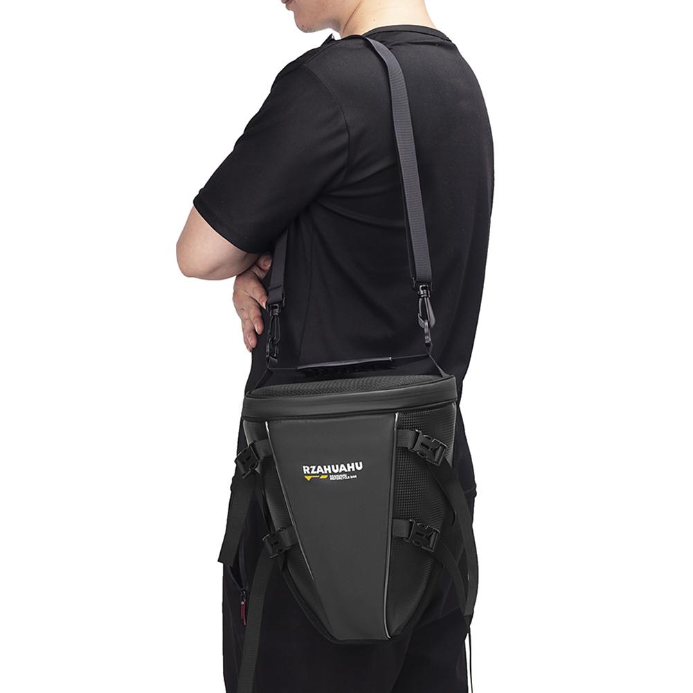 Multifunctional Motorcycle Bag Large Capacity Wear Resistant Motorcycle Saddle Bag Backpack for Outdoor Travel Riding