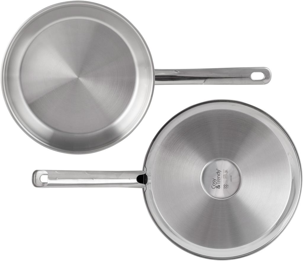 Poele - COSY &amp; TRENDY - DAILY - Acier inoxydable - Ø24 cm - Tous feux dont induction