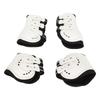 Horse Front Tendon Boots Adjustable Breathable Open Front Protective Horse Tendon Boots for Jumping White