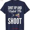Shut Up And Watch Me Shoot Pool Billiards T Shirt Vintage Breathable Soft Streetwear Graphic Slightly Vintage