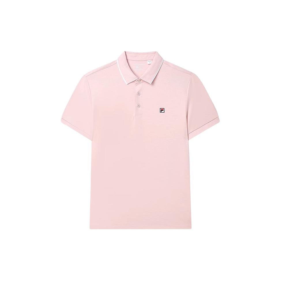 FILA Polo Shirt Men's Longlin Pink F51M421102F-LP