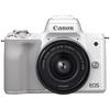 Canon EOS Kiss M [EF-M15-45 IS STM Lens Kit] (WhiteMirrorless Camera) EOS KISS SMWH1545ISLK (Refurbished)