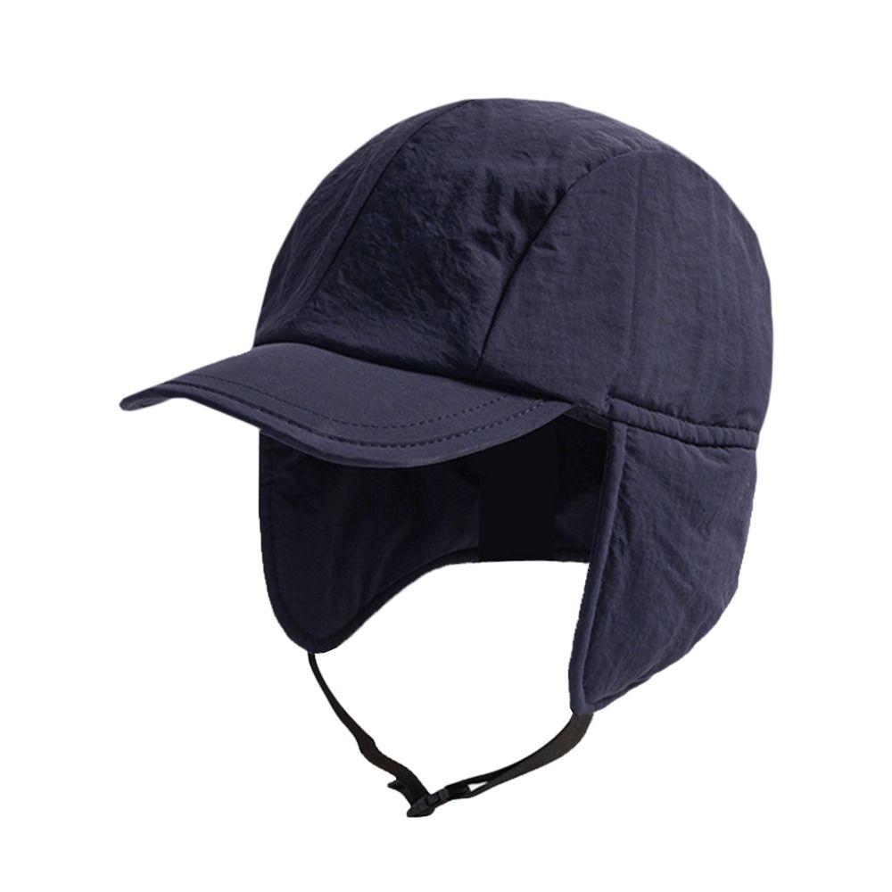 Japanese Bomber Hat Warm Ushanka Fur Hat Outdoors Ski Russian Cap  for Men Women