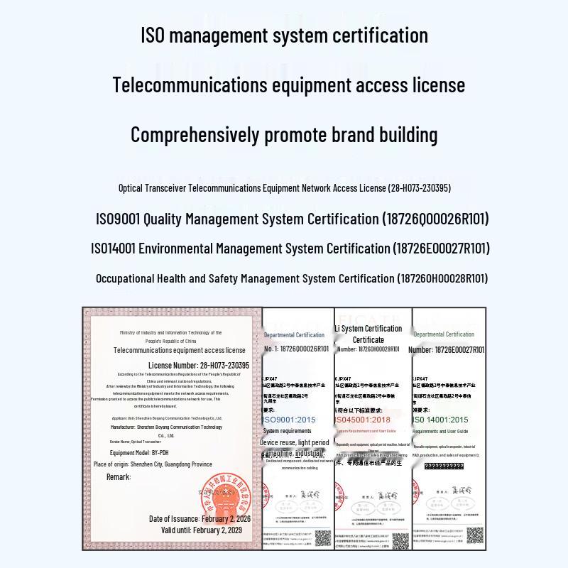Boyang 16E1 Integrated Services Optical Transceiver