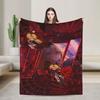 Limbus Company Project Moon Blanket Super Soft Fleece Cute Present  Throw Blankets Bedspread