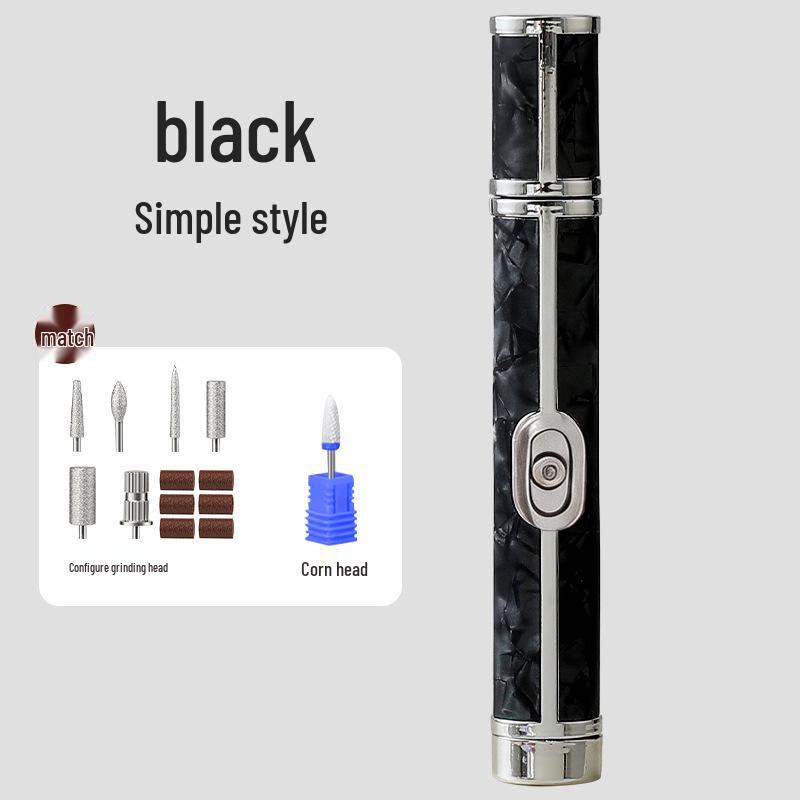 Tragbare elektrische Nagel Schleif- und Poliermaschine für Maniküre und Entfernung abgestorbener Haut