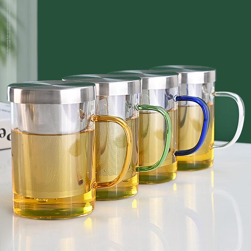 

Chaxun Glass Tea Cup with Filter and Lid