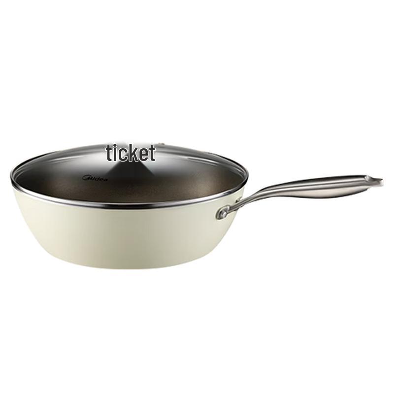 Midea 30cm Titanium Non-stick Stir-Fry Wok