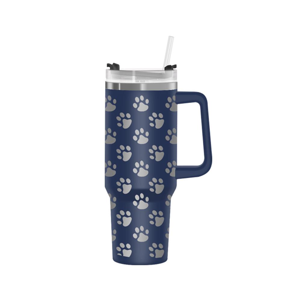 Wholesale Bulk 40oz Custom logo Reusable Insulated Tumbler with Straw Thermo Tumbler Water Tumbler