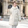 Plus Size Womens Winter Coat Thickened Loose Long Cotton Jacket High Quality Drawstring Waist Outwear