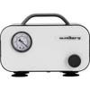 Laboratóriumi vákuumszivattyú manométerrel, olajmentes, 15 L/perc, 30 W