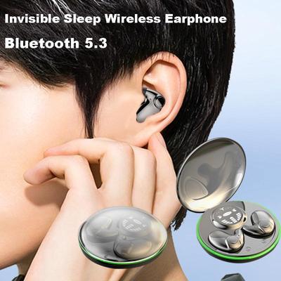 Mini Earbuds Noise Cancelling Invisible Sleep Earphone Wireless Bluetooth 5.3 Headphones Gaming E-Sports Headsets Waterproof for Huawei iPhone