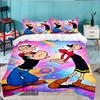 Po-peye And Olive In Action 3PCS Bedding set,Ideal for 1pc Duvet Cover And 2pcs Pillowcases Perfect for Fan gift,Ideal for Bedroom, Dormitory
