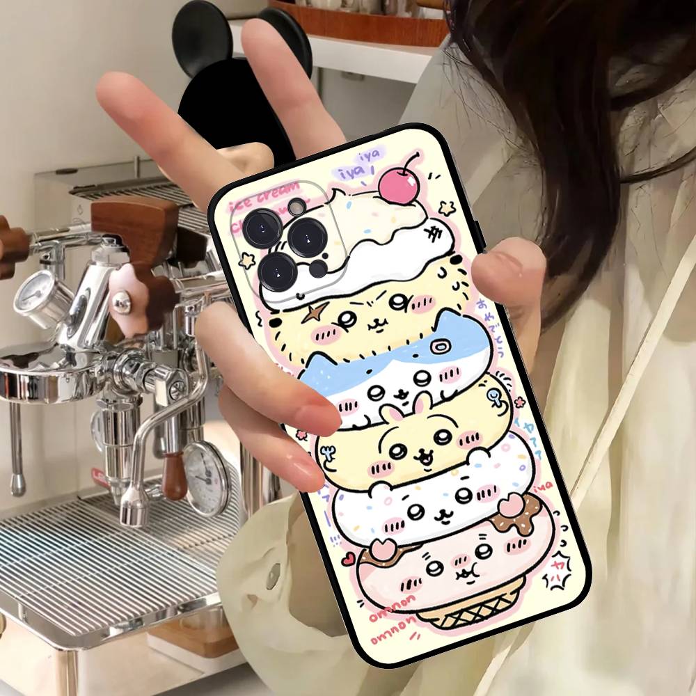 Cute C-chii-kawaS Phone Case For IPhone 16 11 12 13 14 15 17 Pro Max Plus 16E Silicone Cover