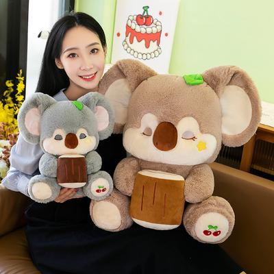 Cute Cake Koala Doll Rag Doll Children's Birthday Gift Doll Sleeping Bed Throw Pillow for Girlfriend