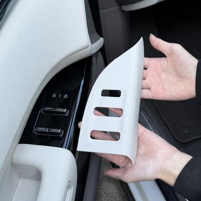 For ZEEKR 7X 2025+ Window Switch Control Panel Protective Cover Rising Glass Panel Protective Pad Interior Car Accessories 4PCS